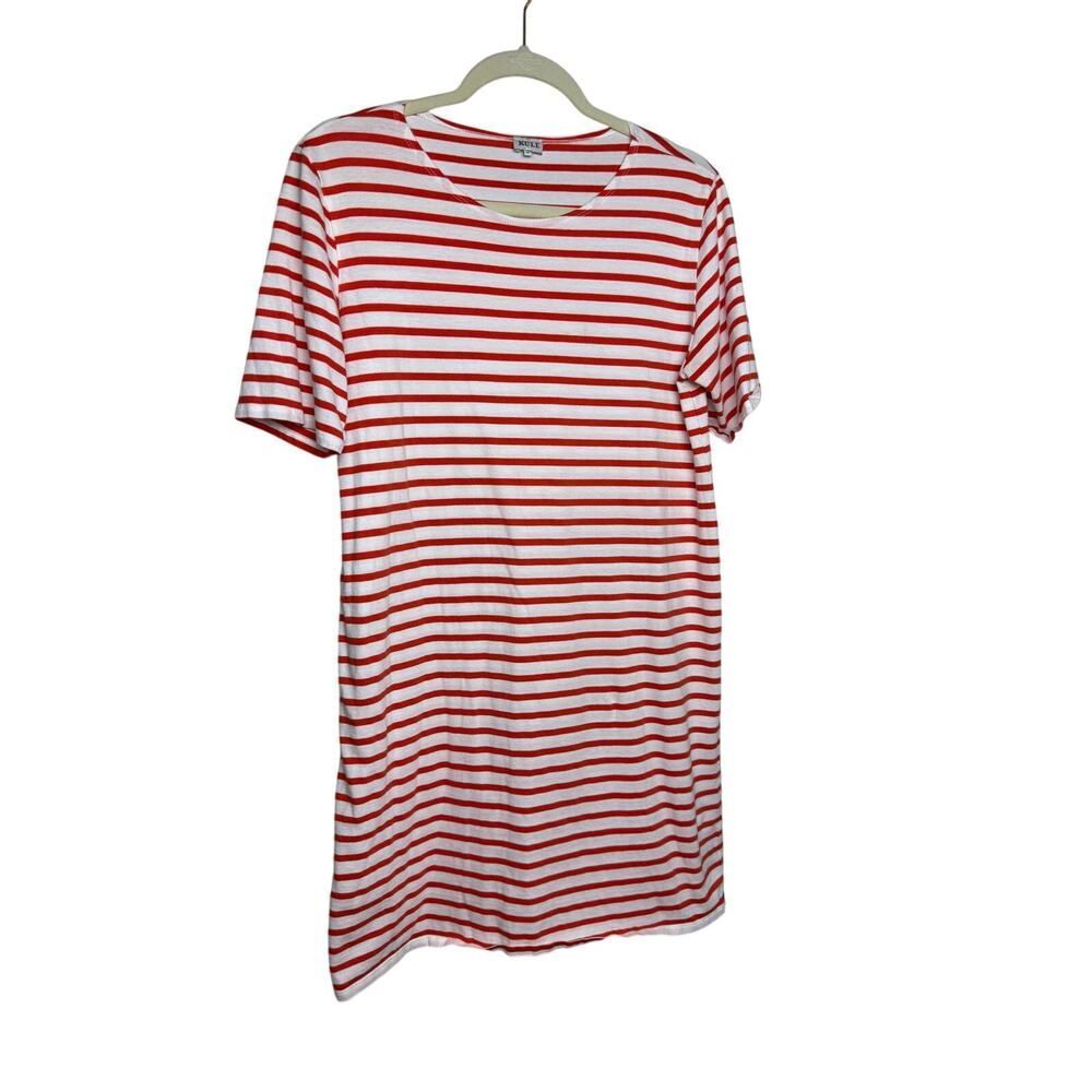 Kule The Tee Dress Red White Striped Dress Sz. M